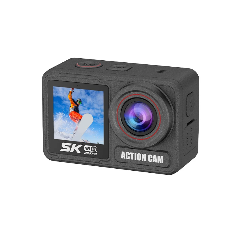 AT-M90TR 5K 60fps Dual-Screen Action Camera for OEM Projects