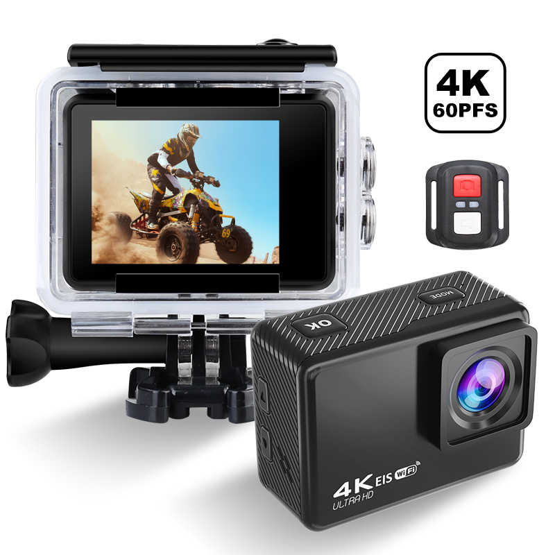 Action camera 4k@60fps  EIS outdoor  AT-Q37CR | Ausek ODM camera