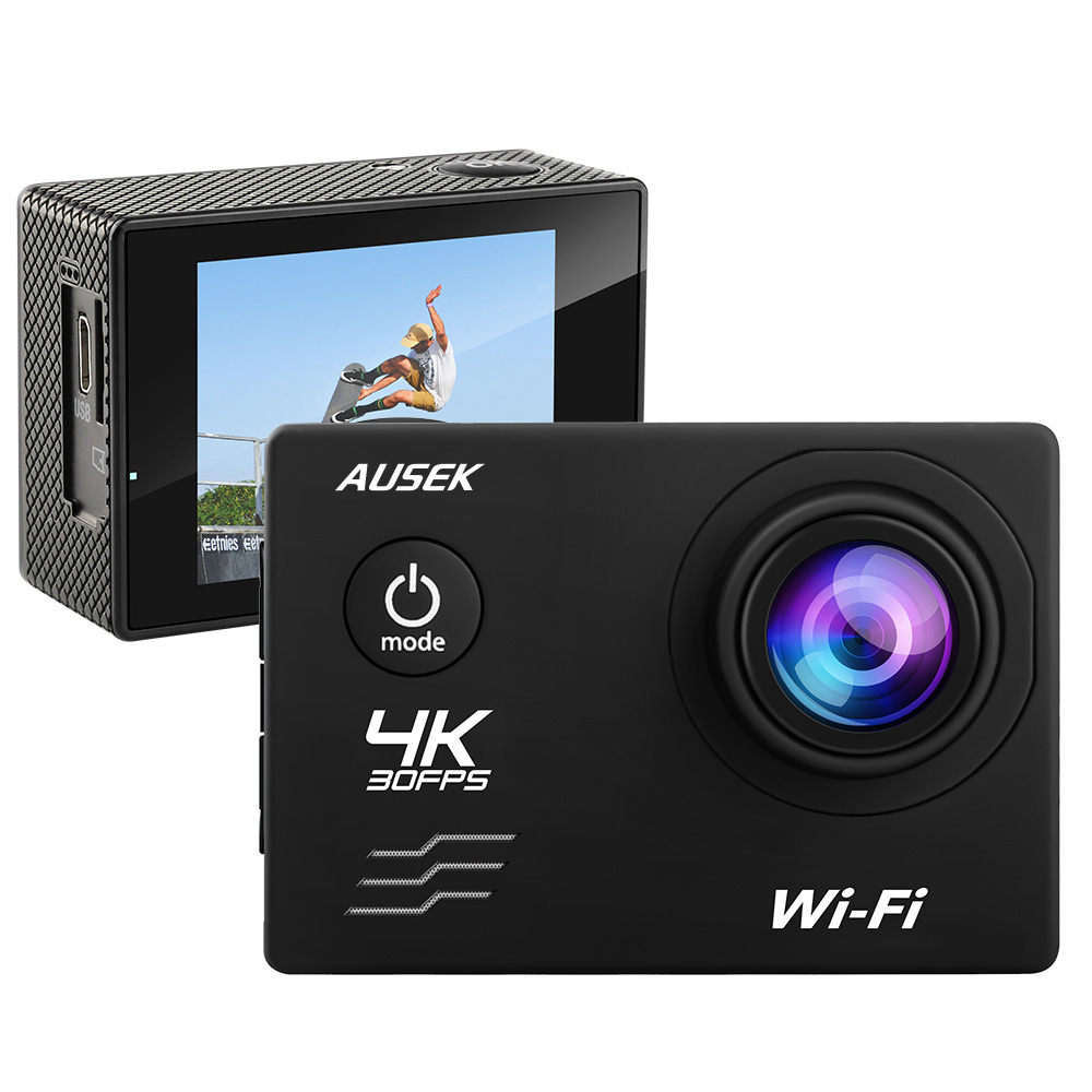 AT-Q1 Ausek Youtube Vlogging Waterproof Action camera