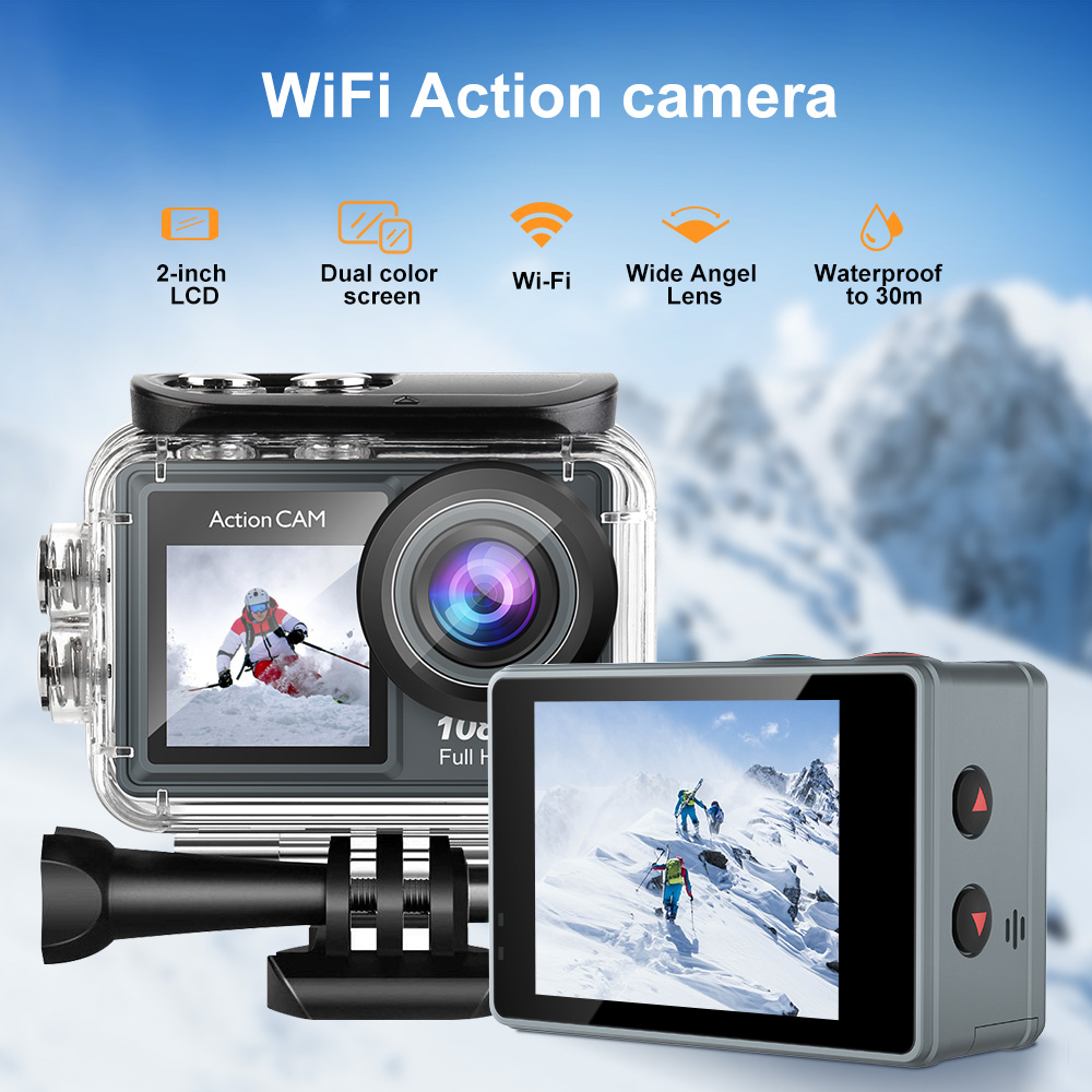 AT-G40 Wireless Action Camera Waterproof