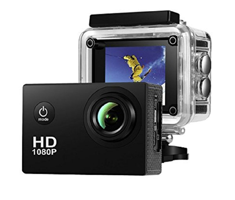 AT-L202 Action camera 1080p 120 degree wide angle lens
