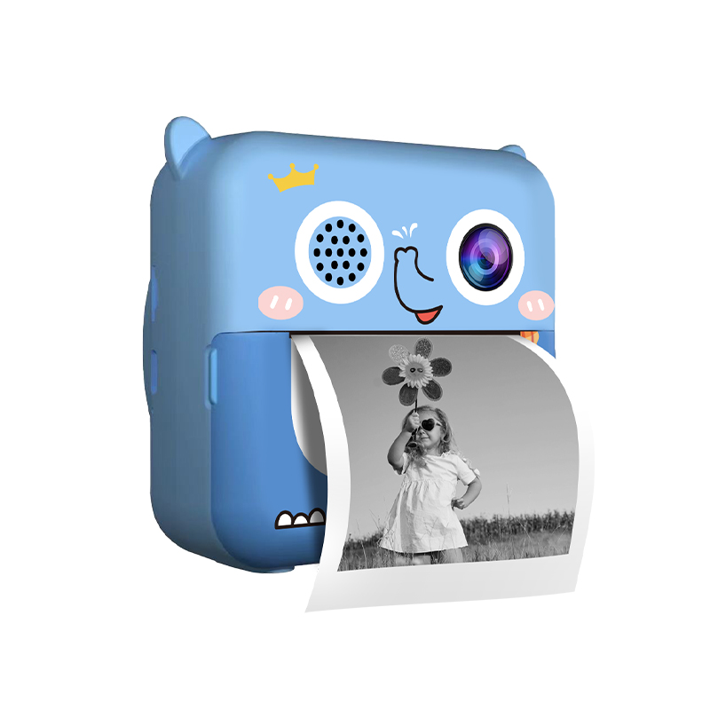 Dual lens cute Kids printing camera AD-G202