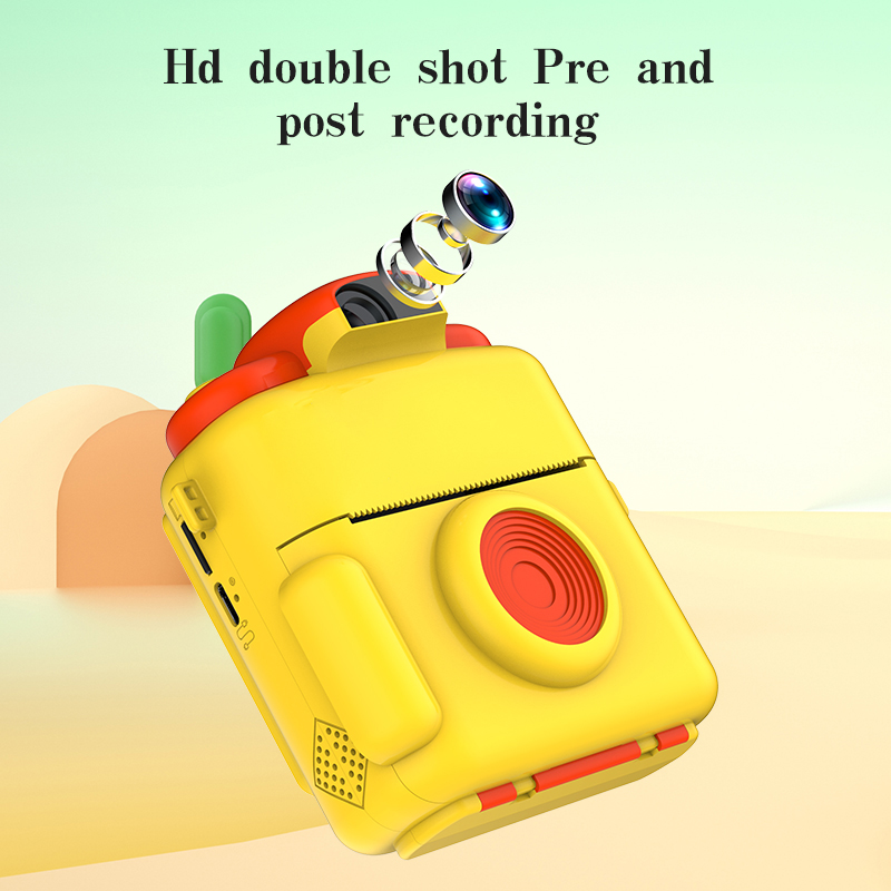 Dual lens Kids printing camera AD-AM100