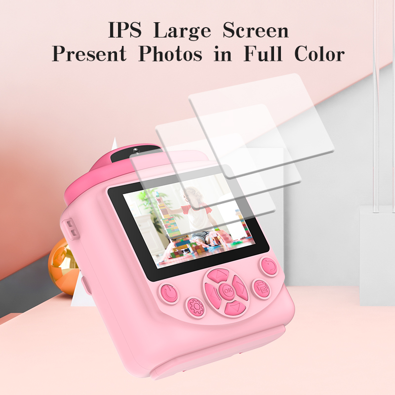 Dual lens Kids printing camera AD-AM100