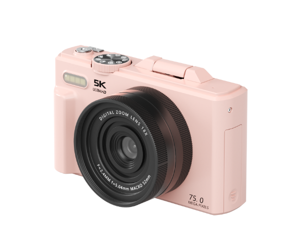 AC-WD08-5K 5K video camera 75MP digital camera with 18X zoom