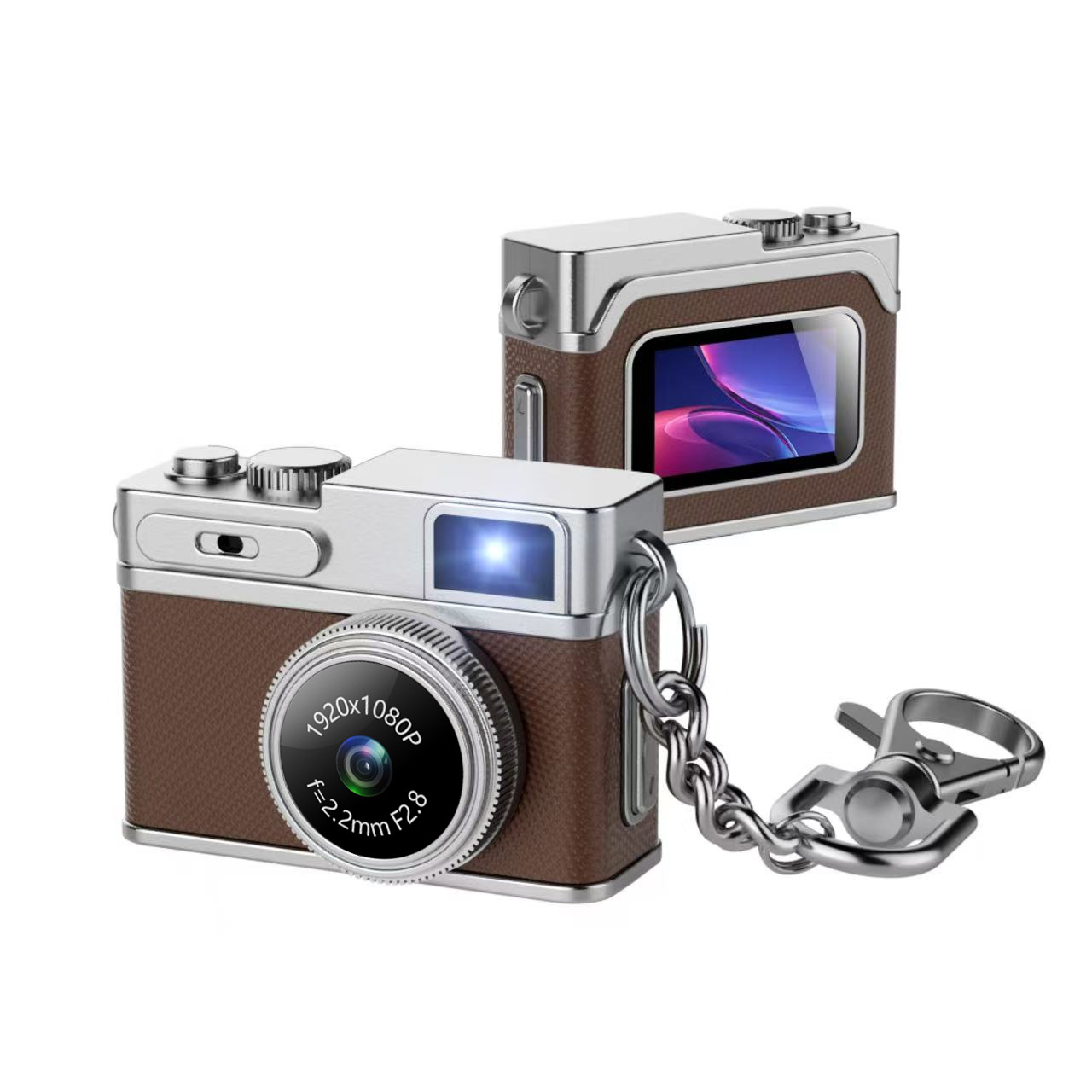 AC-G1 mini camera 0.96 Inch Screen 1080P FHD Keychain Video Recorder Necklace Pendant Retro Digital Camera