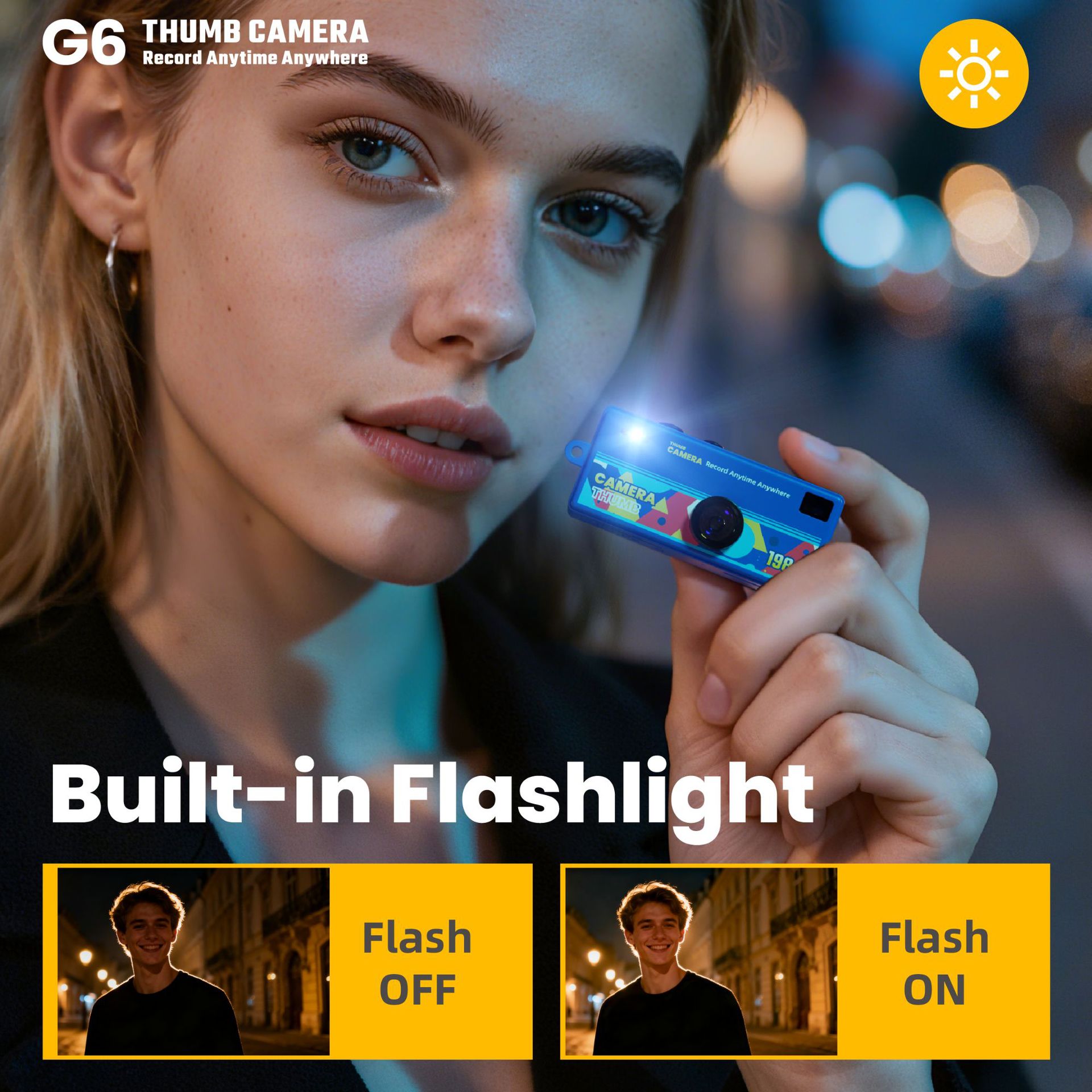 AC-G6 Portable Mini Thumb Digital Graffiti Camera