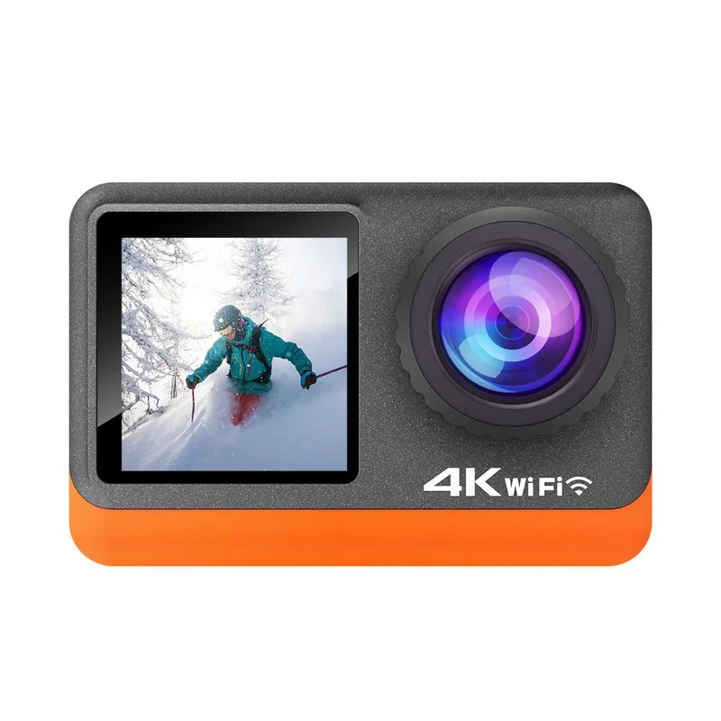 AT-M80TR 4K EIS Dual-Screen Action Camera for Outdoor Retail