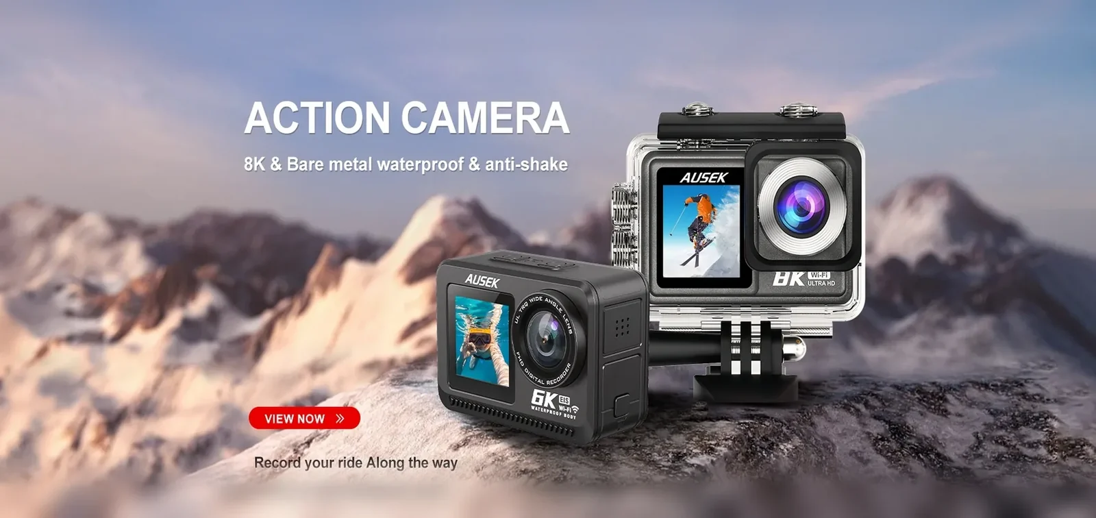 AUSEK 8K Waterproof Action Camera for OEM ODM Projects