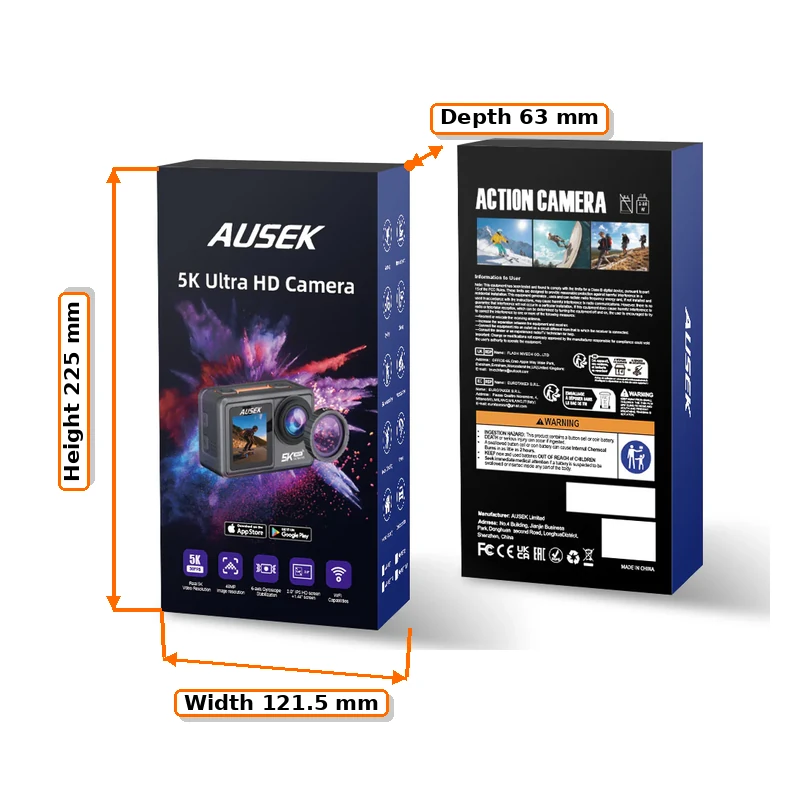 AT-M81TR action camera B2B application and listing image AT-M81TR action camera B2B application and listing image