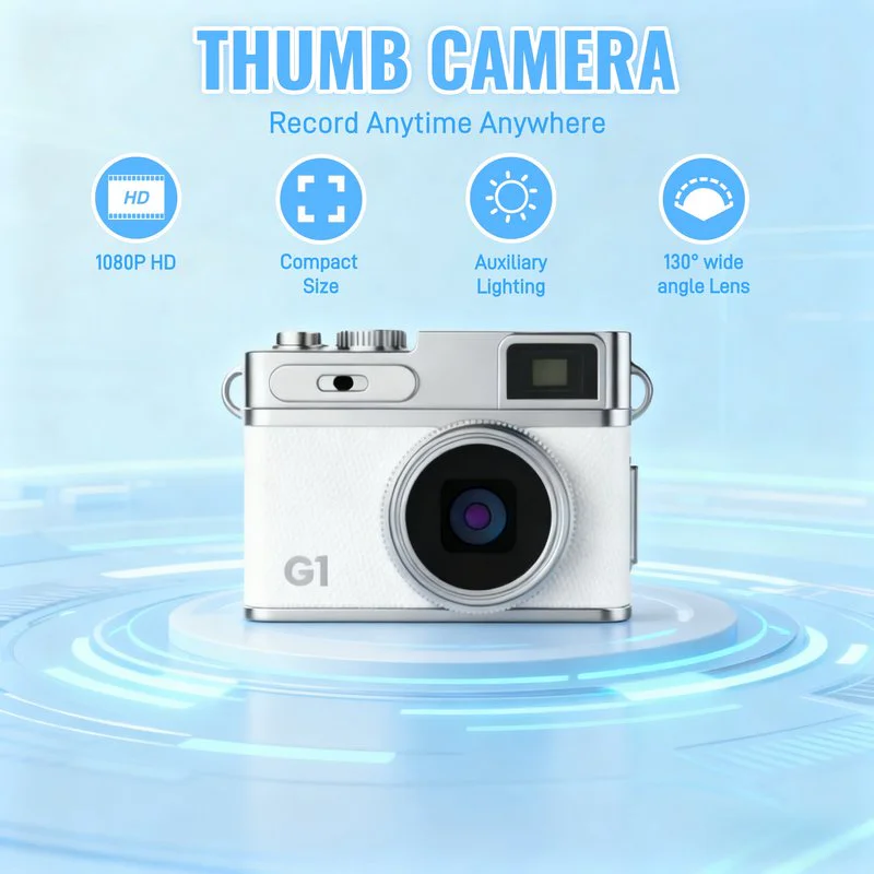 AC-G1 1080P Pendant Mini Camera with 0.96-Inch IPS Screen detail image 1