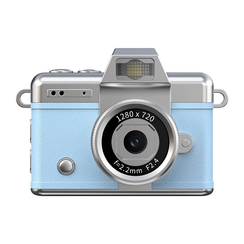 LK027 blue mini camera front view