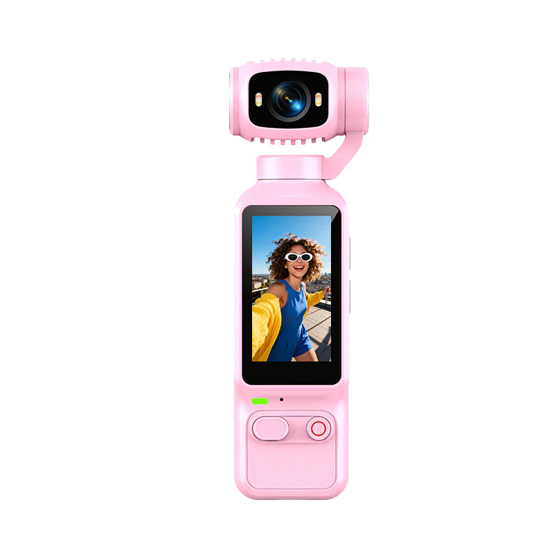 AT-H32 pink pocket camera front view for color option review