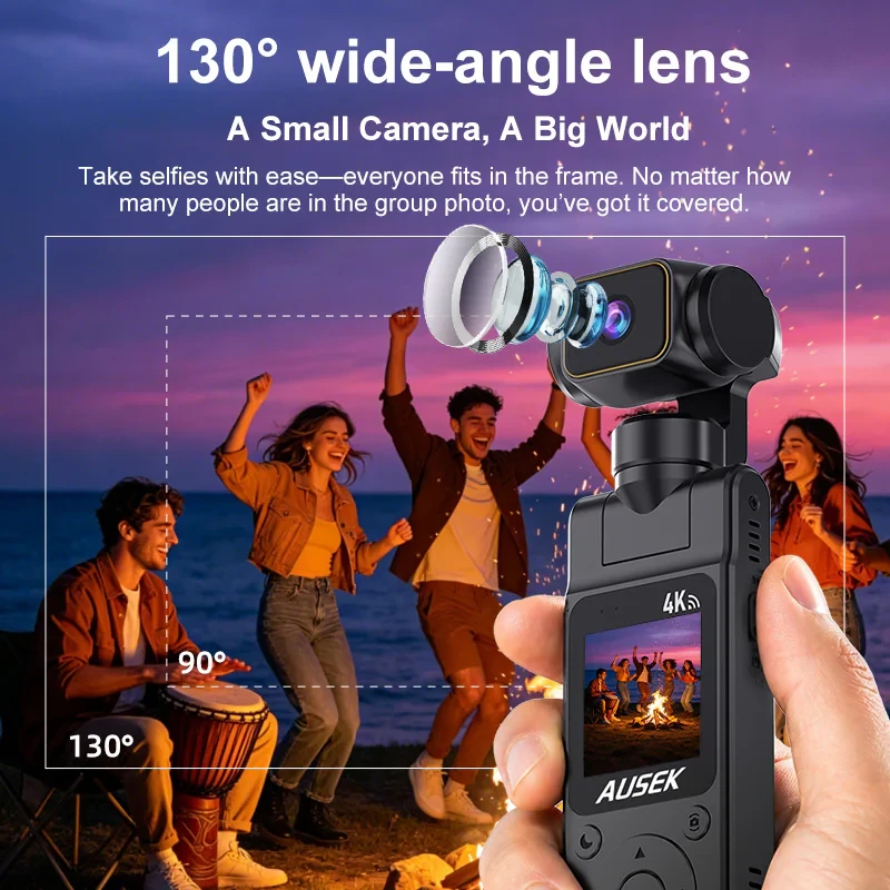 AT-G104-4K 130-degree wide-angle lens application graphic
