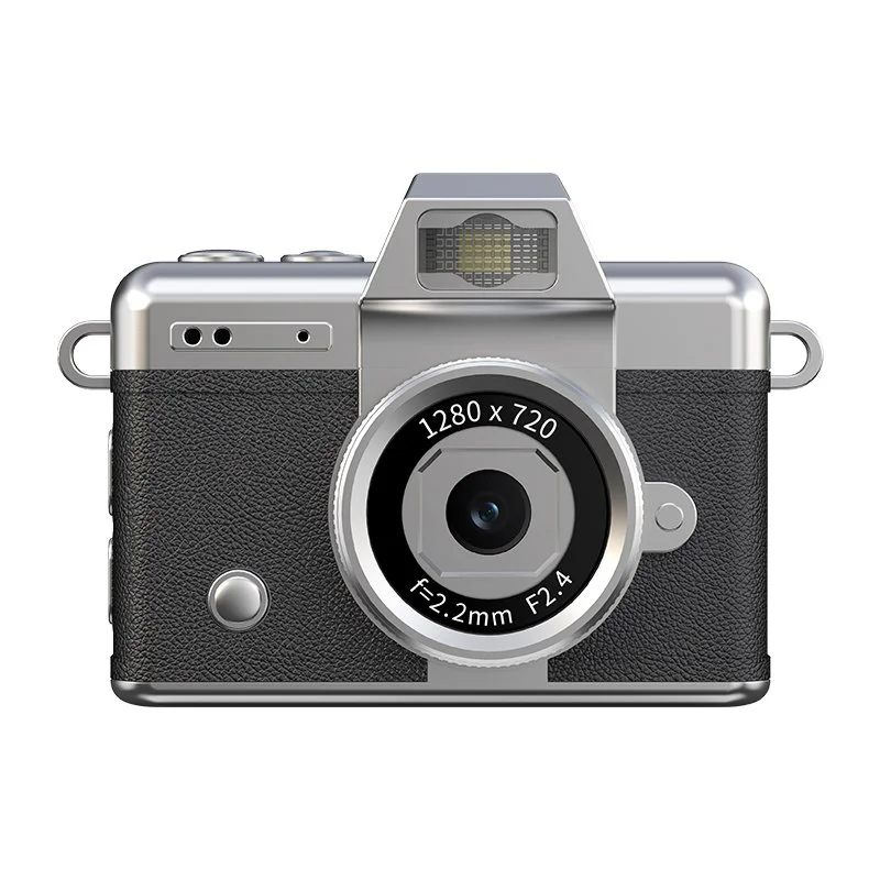LK027 black mini camera front view