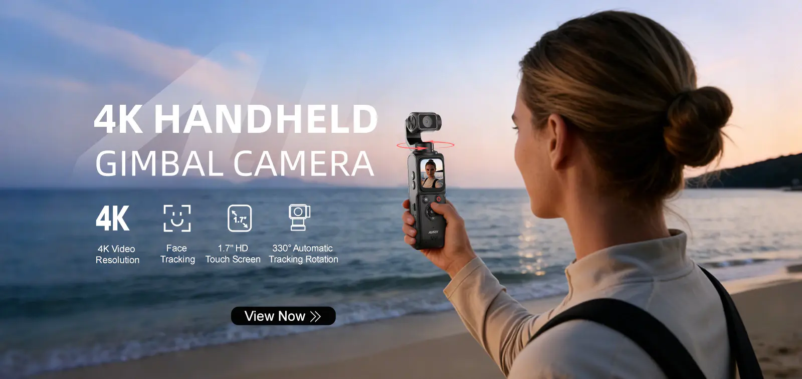 AUSEK 4K Handheld Gimbal Camera for Portable Imaging Buyers