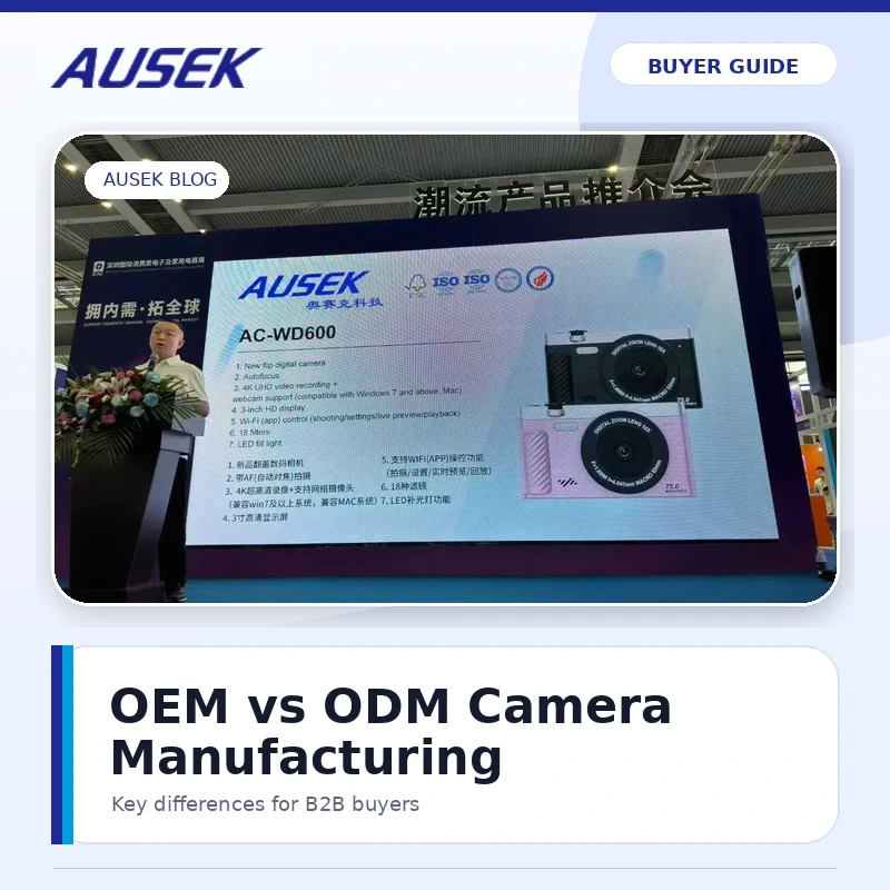 OEM vs ODM Camera Manufacturing: Key Differences for B2B Buyers
