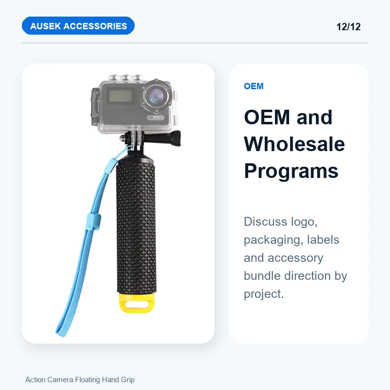 Action Camera Floating Hand Grip - OEM and Wholesale Programs product detail