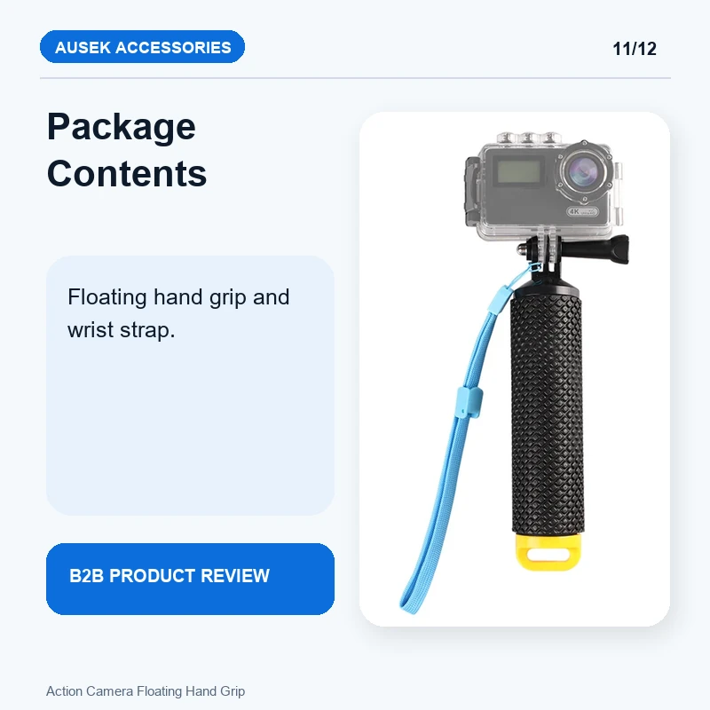 Action Camera Floating Hand Grip - Package Contents product detail