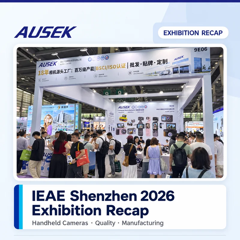 AUSEK at IEAE Shenzhen 2026: Handheld Cameras, Product Quality and Factory Capability