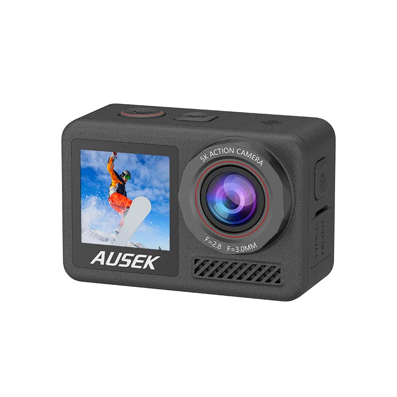 AT-M90TR camera body with front screen, lens and top buttons.