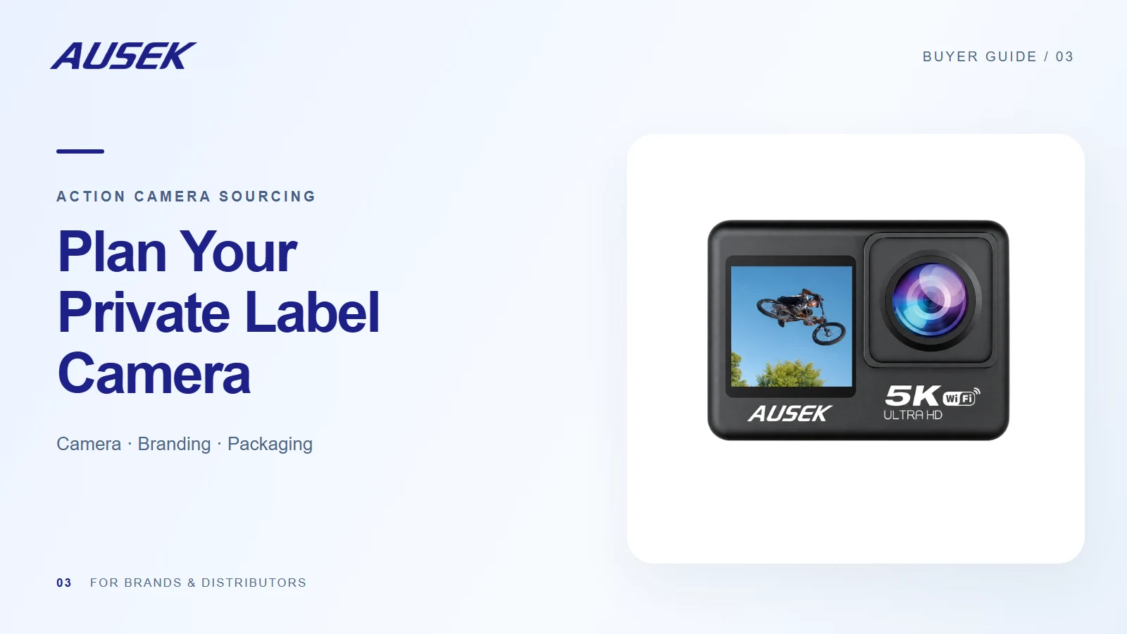 Private Label Action Cameras: How to Define Your Product and Branding Requirements