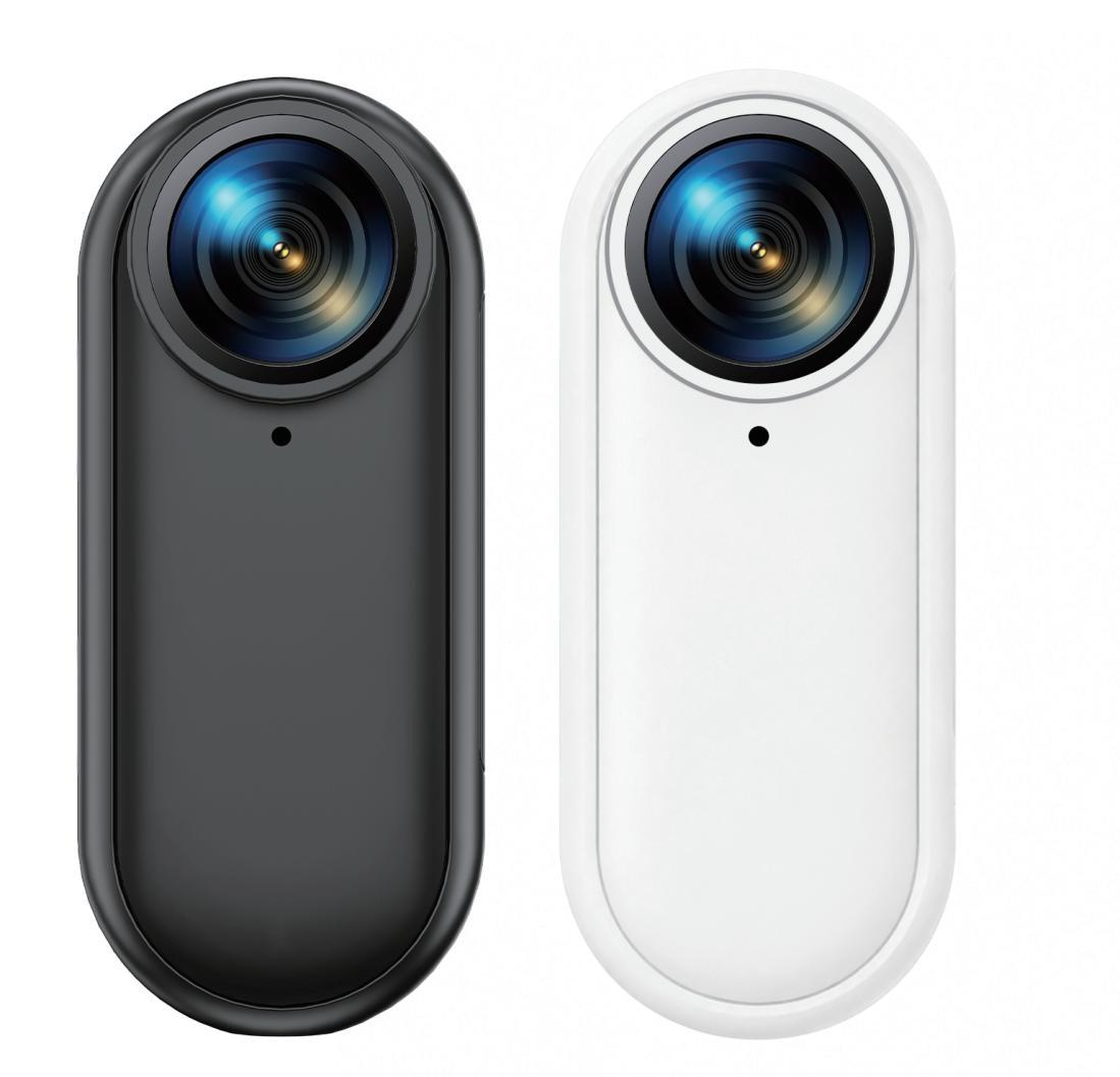 Black and white AC-M88 thumb camera front views from the AUSEK catalog