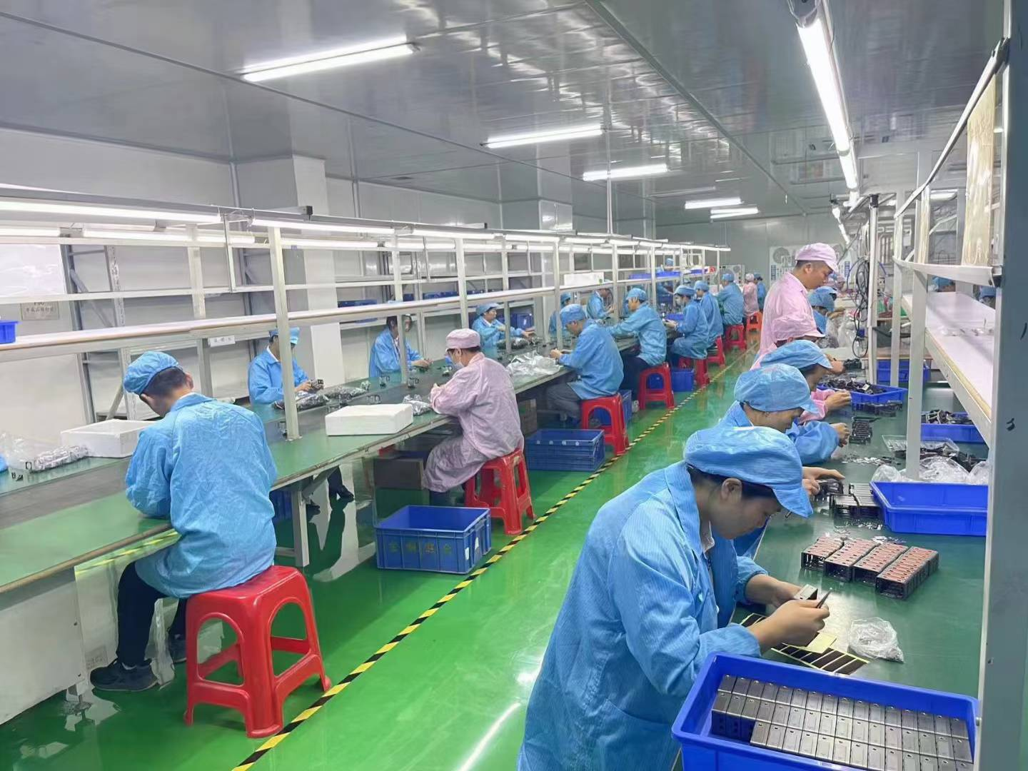 Camera production workstations and assembly activity