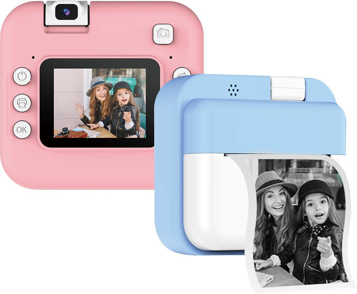 AD-AC300 kids printing camera showing the screen and the print outlet