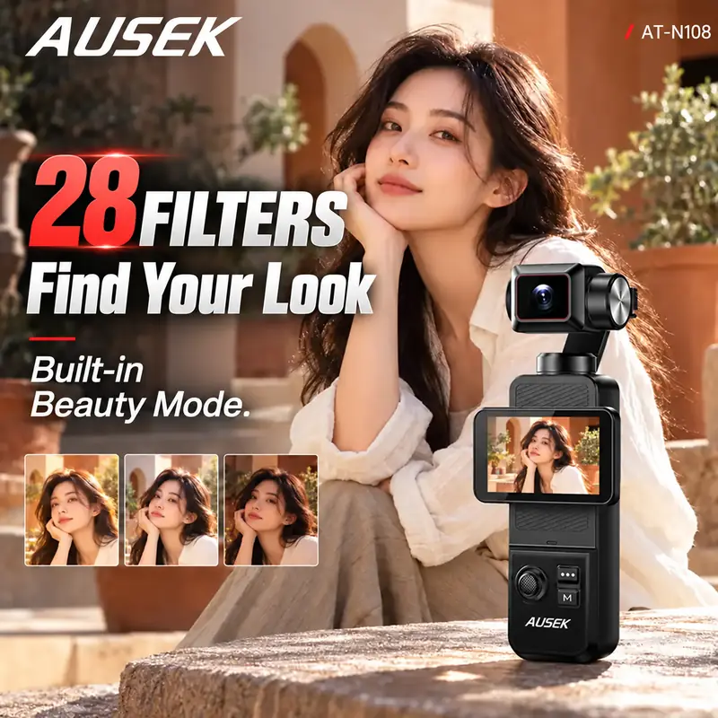 AT-N108 28 filters and built-in beauty mode
